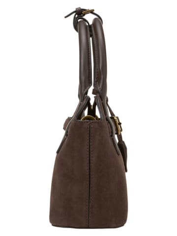 Marc O'Polo Skórzana torebka w kolorze brązowym - 23 x 14 x 10 cm