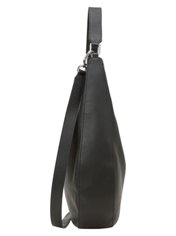 Marc O'Polo Skórzana torebka w kolorze czarnym - 30 x 27 x 7 cm