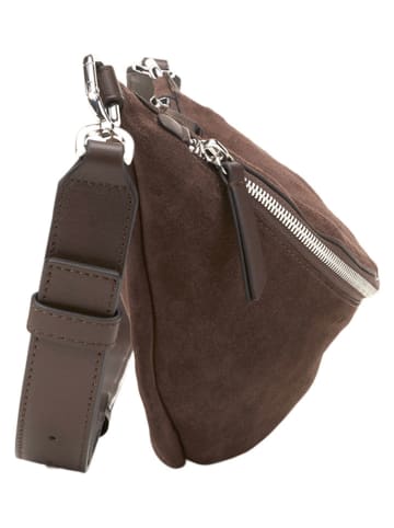 Marc O'Polo Leder-Brustbeutel in Braun - (B)34 x (H)13 x (T)10 cm
