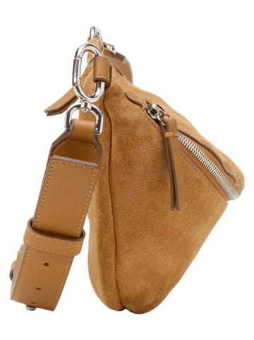 Marc O'Polo Leder-Brustbeutel in Hellbraun - (B)34 x (H)13 x (T)10 cm