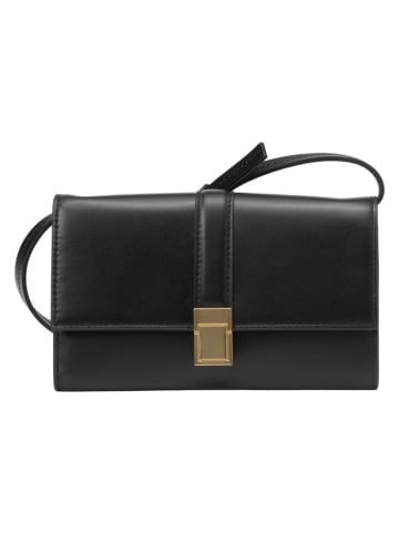 Marc O'Polo Skórzana torebka w kolorze czarnym - 20 x 12 x 3 cm
