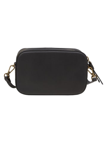 Marc O'Polo Leder-Umhängetasche in Schwarz - (B)19 x (H)11,5 x (T)6 cm