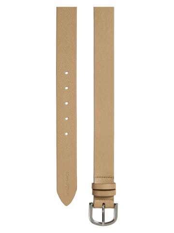 Marc O'Polo Skórzany pasek w kolorze beżowym
