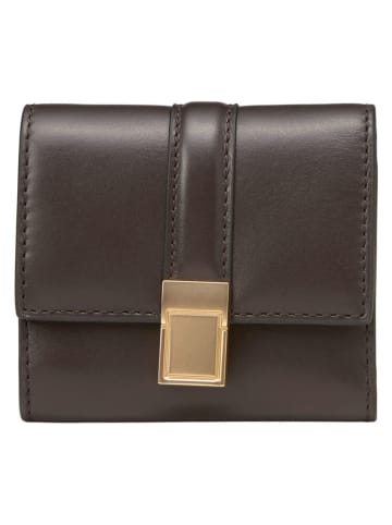 Marc O'Polo Leder-Geldbörse in Braun - (B)10 x (H)10 x (T)2 cm