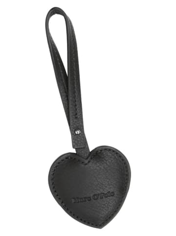 Marc O'Polo Leder-Schlüsselanhänger in Schwarz - (B)6,5 x (H)15 x (T)0,5 cm