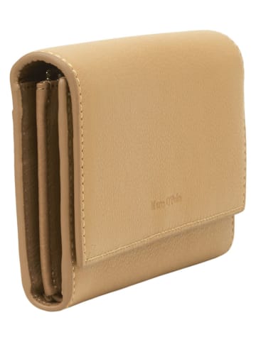 Marc O'Polo Leder-Geldbörse in Beige - (B)20 x (H)11 x (T)2,5 cm