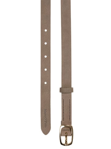 Marc O´Polo Skórzany pasek w kolorze beżowym