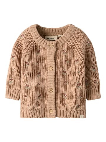 Lil Atelier Cardigan "Nemlen" in Hellbraun
