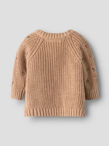 Lil Atelier Cardigan "Nemlen" in Hellbraun