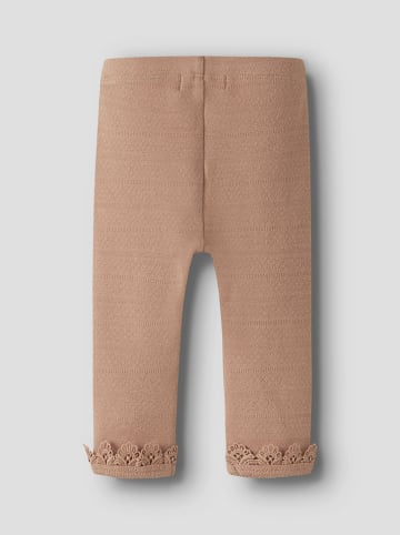 Lil Atelier Leggings "Tapia" in Hellbraun