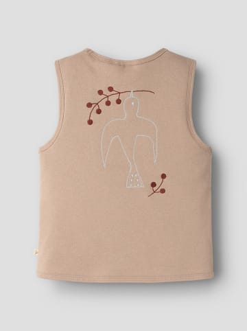 Lil Atelier Kamizelka "Jobo" w kolorze jasnobrązowym