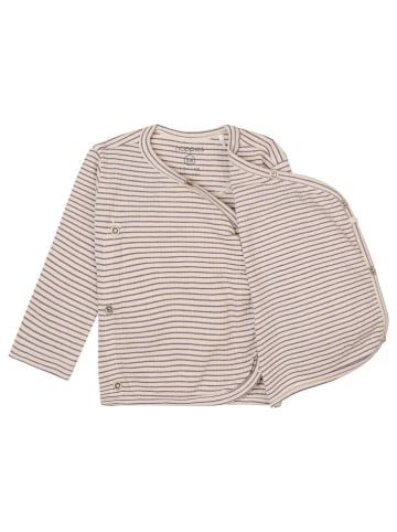 Noppies Wickel-Longsleeve "Gramat" in Beige/ Lila