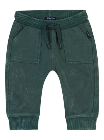 Noppies Spodnie dresowe "Grisel" w kolorze zielonym