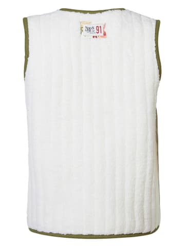 Noppies Wende-Weste "Jonestown" in Weiß/ Creme/ Rosa