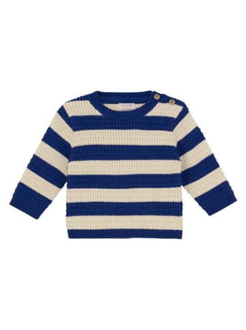 Noppies Sweter "Segesta" w kolorze niebiesko-beżowym