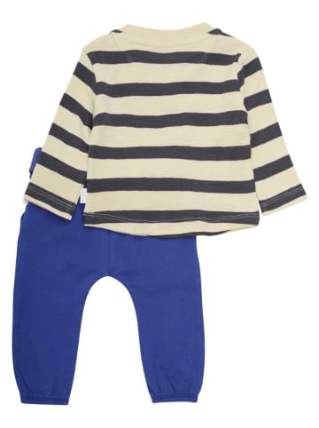 Noppies 2-delige outfit "Sestus" beige/antraciet/blauw