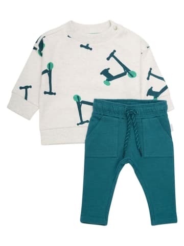 Noppies 2tlg. Outfit "Slayton" in Grau/ Türkis