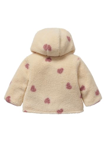 Noppies Dwustronna kurtka pikowana "Maplegrove" w kolorze jasnoróżowo-beżowym
