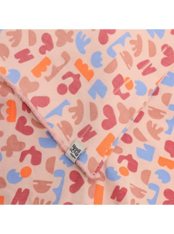 Noppies Legginsy "Pagey" w kolorze jasnoróżowym ze wzorem