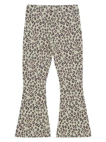 Noppies Legginsy w kolorze beżowo-czarnym