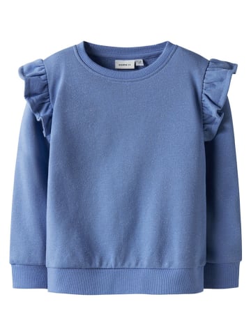 name it Sweatshirt "Tilde" blauw
