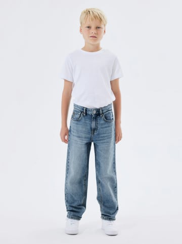 name it Dżinsy "Ryan" - Comfort fit - w kolorze błękitnym