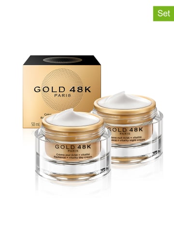 Gold 48K 2tlg. Gesichtspflege-Set