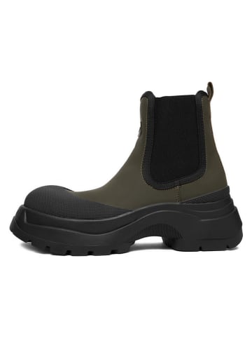 Hunter Chelsea-Boots in Khaki