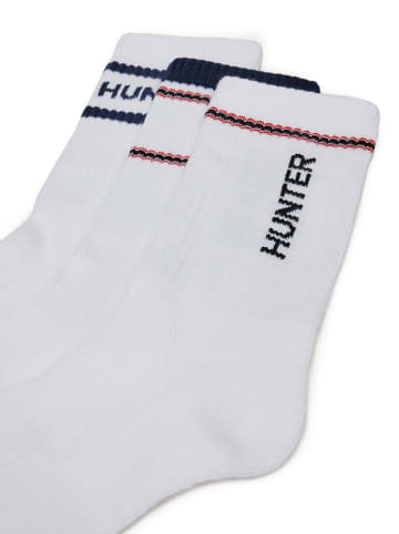 Hunter 3er-Set: Socken in Weiß