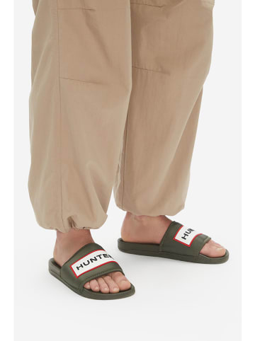 Hunter Pantoletten "M-865993" in Khaki