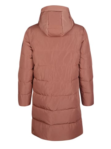 Halti Płaszcz funkcyjny "Linjat" w kolorze jasnobrązowym