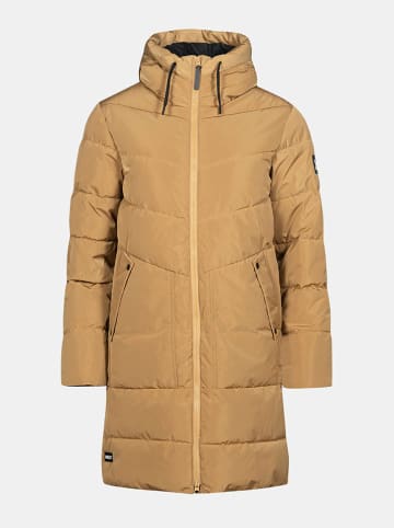 Halti Płaszcz funkcyjny "Linjat" w kolorze jasnobrązowym