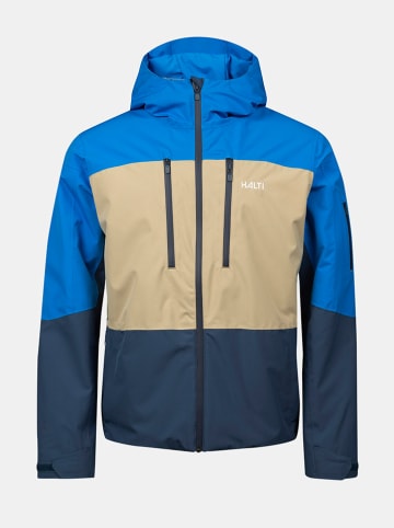 Halti Ski-/ Snowboardjacke "Melvik" in Blau/ Beige/ Dunkelblau