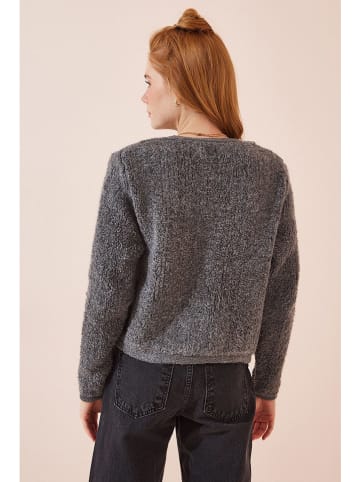 Happiness Istanbul Cardigan in Anthrazit