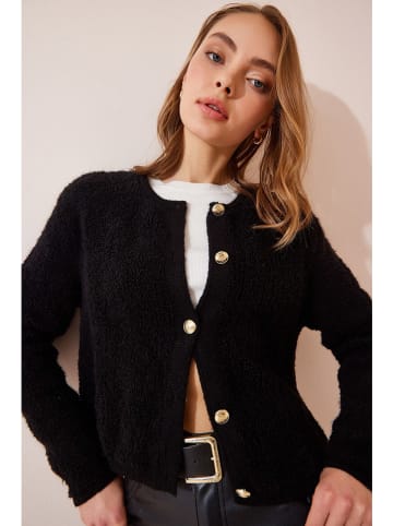 Happiness Istanbul Cardigan in Schwarz