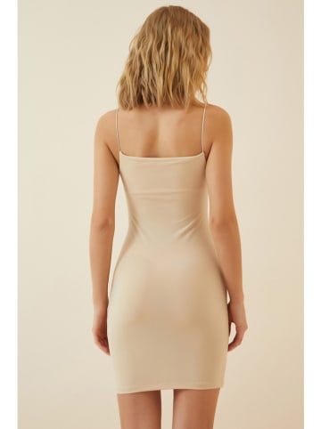 Happiness Istanbul Sukienka w kolorze beżowym