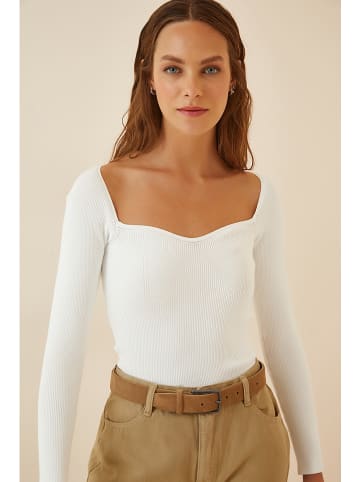 Happiness Istanbul Longsleeve wit