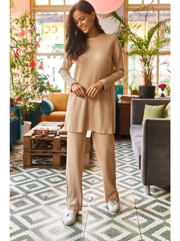 Olalook 2-delige outfit beige