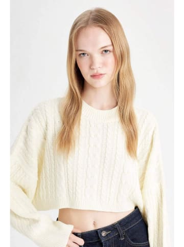 DeFacto Pullover in Creme