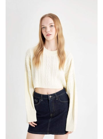 DeFacto Pullover in Creme