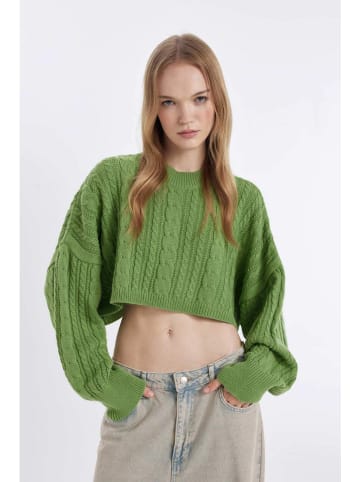 DeFacto Pullover in Grün