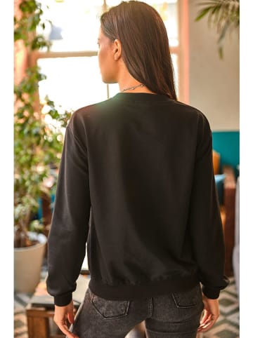 Olalook Sweatshirt in Schwarz