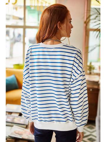 Olalook Sweatshirt in Weiß