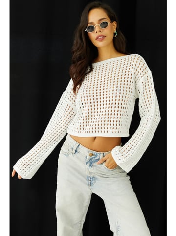 Cool and sexy Trui wit