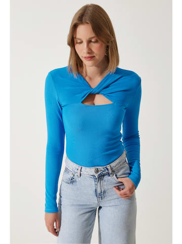 Happiness Istanbul Longsleeve in Hellblau