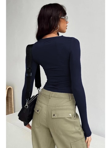 trendyol Longsleeve donkerblauw