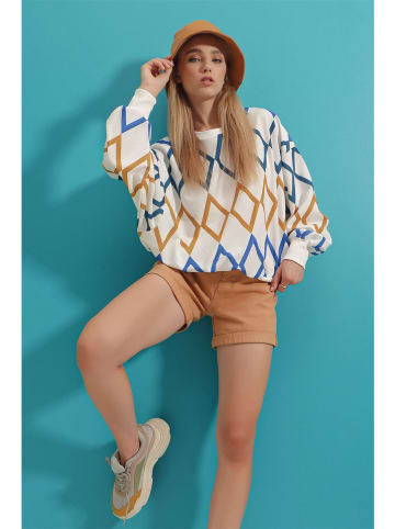 Happiness Istanbul Bluza w kolorze białym