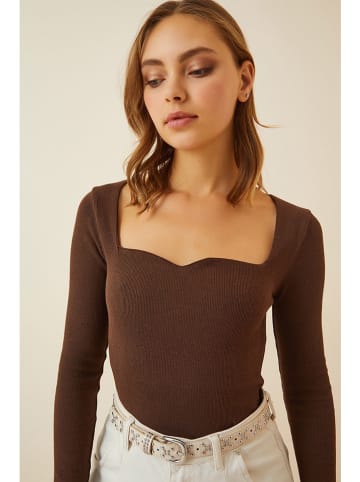 Happiness Istanbul Koszulka w kolorze brązowym