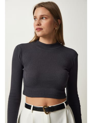 Happiness Istanbul Longsleeve in Anthrazit