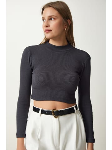 Happiness Istanbul Longsleeve in Anthrazit